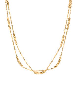 Belk & Co. Double Layer Chain Necklace in 10K Yellow Gold | belk