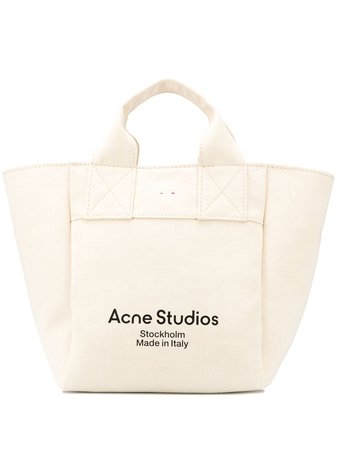 Acne Studios large canvas tote bag C10057 - Farfetch