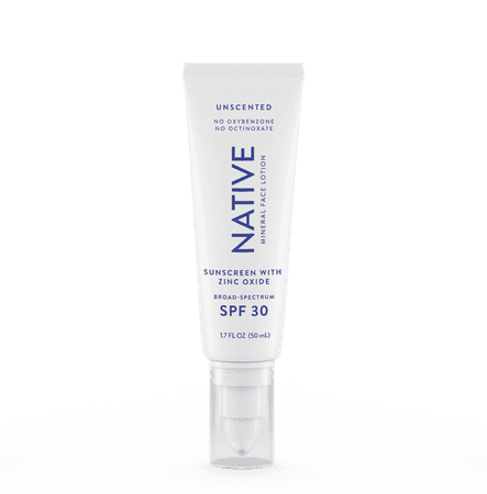 Native Mineral Face Sunscreen | Unscented