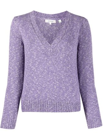 Chinti and Parker speckled v-neck jumper - FARFETCH