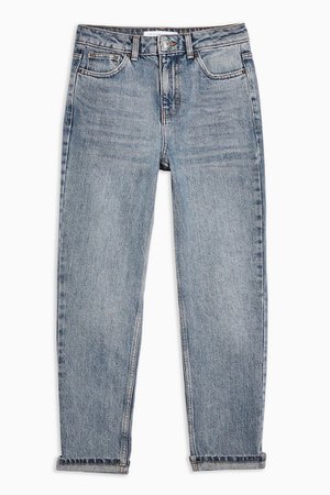 PETITE Grey Mom Jeans | Topshop blue