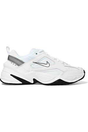 Nike | M2K Tekno leather and mesh sneakers | NET-A-PORTER.COM