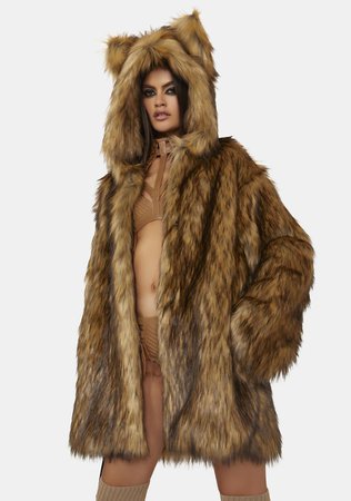 Wild Instincts Faux Fur Coat – Dolls Kill