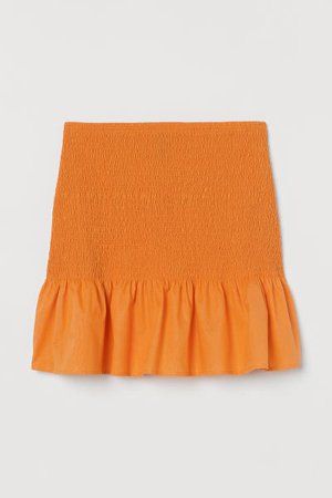 Skirt - Orange - Ladies | H&M GB
