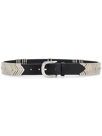 Isabel Marant silver-tone buckle belt