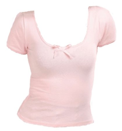pink bow baby doll t-shirt