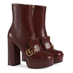 Gucci GG marmont boots