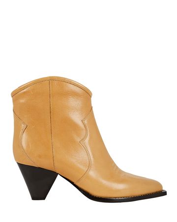 Isabel Marant Darizo Leather Ankle Boots | INTERMIX®