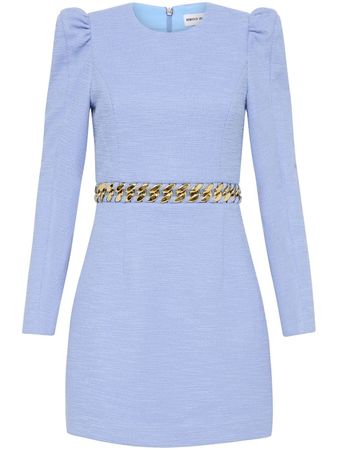 Rebecca Vallance Carine Tweed long-sleeve Minidress - Farfetch