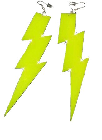 The Custom Movement Lightning Bolt Drop Earrings