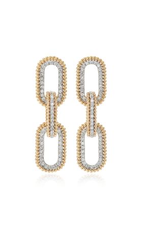 Sunlight 18k Yellow Gold Diamond Earrings By Harakh | Moda Operandi