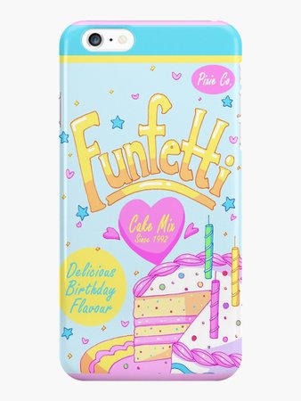 "Funfetti Cake Mix " iPhone Cases & Covers by pixielocks | Redbubble