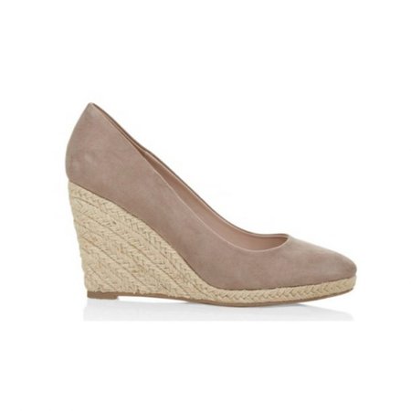 Monsoon Fleur Espadrille Wedges worn by Kate Middleton in Taupe