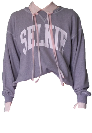 Selkie The Heather Grey Selkie P.E. Sweater with The Castle Pink School Shirt (Dei5 edit)
