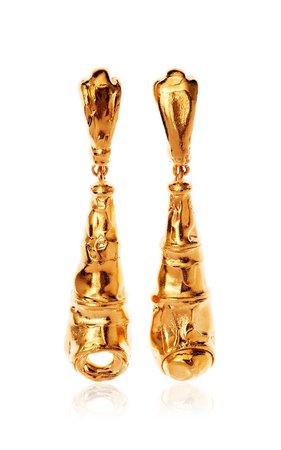 The Bella Donna 24K Gold-Plated Earrings by Alighieri | Moda Operandi