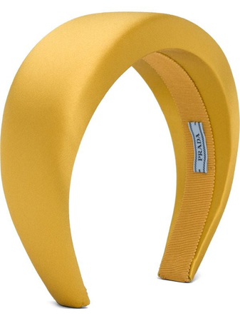 yellow padded headband