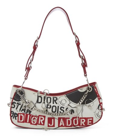 Dior Multicolor Coated Fabric J'adore Poison Shoulder Bag