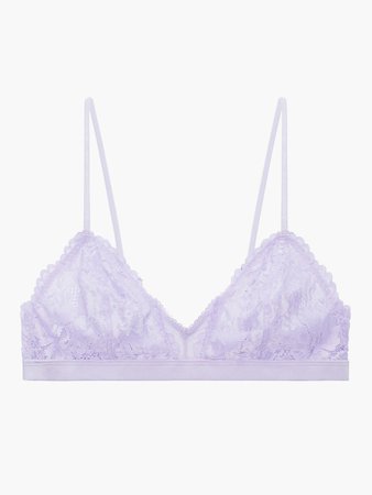 Floral Lace And Mesh Bralette in Purple | SAVAGE X FENTY Spain