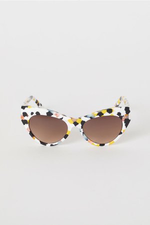 Sunglasses - White/patterned - Ladies | H&M US