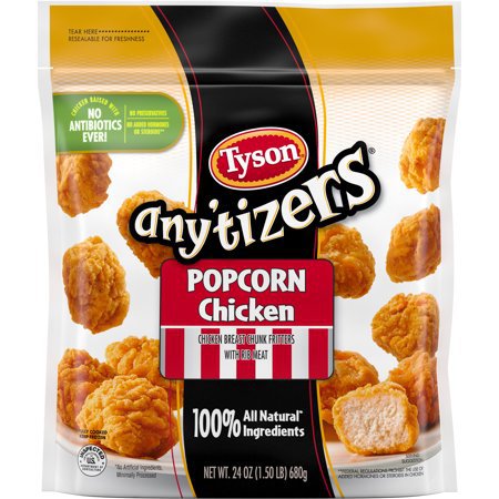 Walmart Grocery - Tyson® Any'tizers® Popcorn Chicken, 24 oz (Frozen)