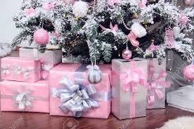 pink wrapped christmas presents - Google Search