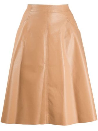 Drome Leather A-line Skirt - Farfetch