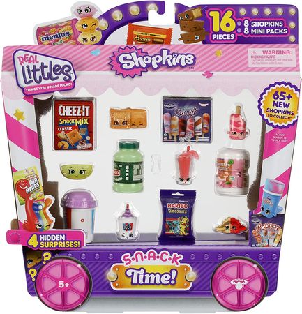 Shopkins Real Littles Collector's Pack | 8 Plus 8 Real Branded Mini Packs (16 Total Pieces). Style May Vary. : Toys & Games