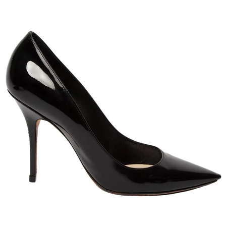 Christian Dior Women's Patent Pointed Toe Heels