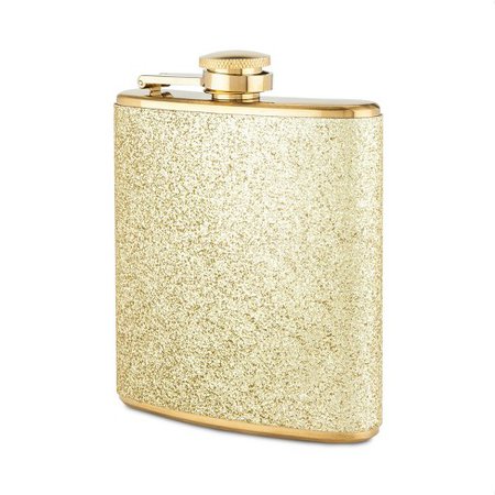 True Fabrications 6oz Stainless Steel Party Flask - Gold : Target