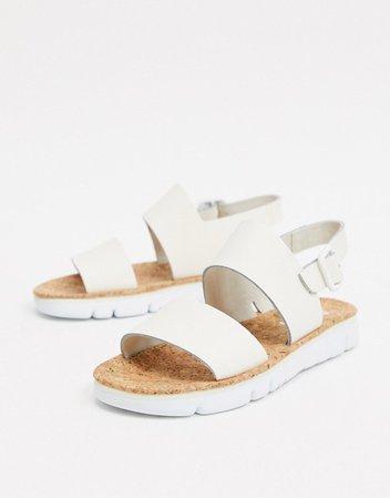 Белые кожаные сандалии Camper | ASOS