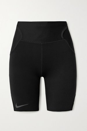 Black City Ready cutout mesh-trimmed Dri-FIT shorts | Nike | NET-A-PORTER