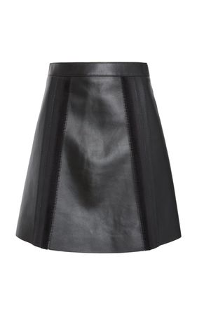 Embroidered Leather Mini Skirt By Chloé | Moda Operandi