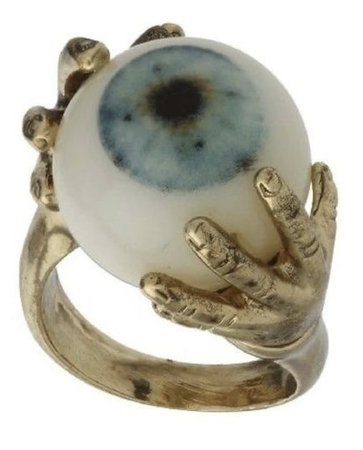 vintage gold eye ring