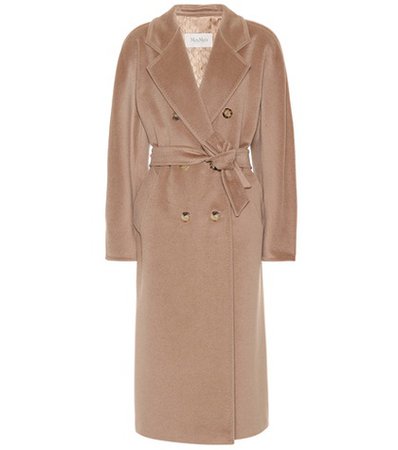 Madame wool and cashmere-blend coat