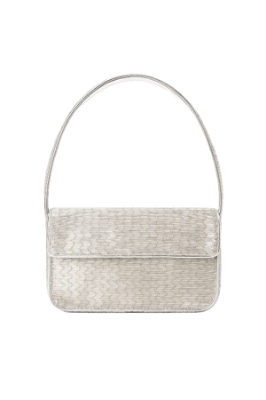 Staud - TOMMY BEADED BAG in SILVER