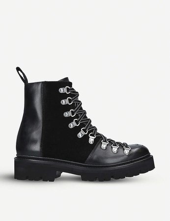 GRENSON - Nanette leather hiking boots | Selfridges.com