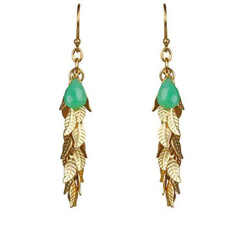 Earrings | Shop Women's Gold Sterling Silver Drop Earring at Fashiontage | ME08-
