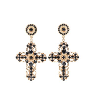 Crystal Clip-On Earrings - Dolce & Gabbana | mytheresa.com