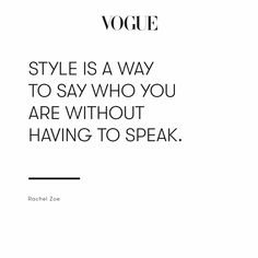 STYLE QUOTE