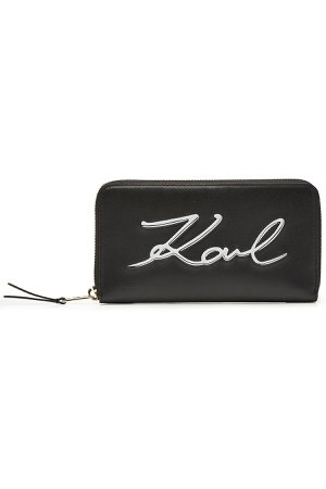 Karl Leather Wallet Gr. One Size