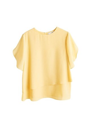 MANGO Double-layer blouse