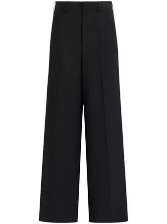 Marni high-waisted pressed-crease Trousers pants - Farfetch