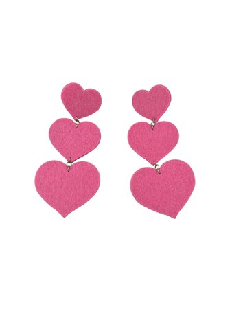 dadybones pink heart earrings - Google Search