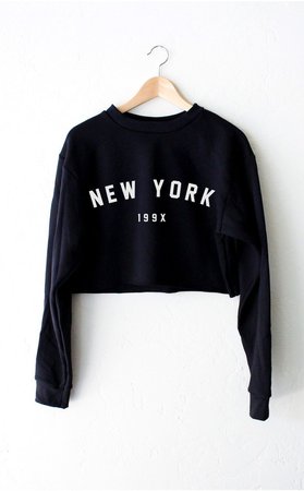 New York Cropped Sweater