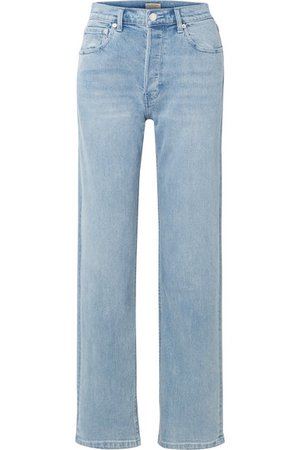 Burberry | High-rise straight-leg jeans | NET-A-PORTER.COM