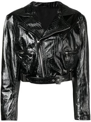 Versace '90s leather jacket