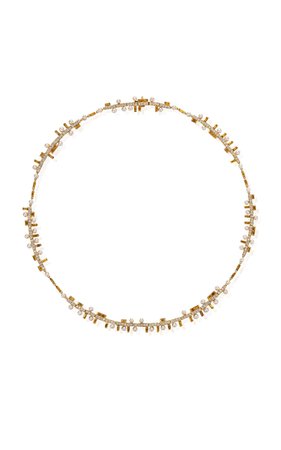 18k Yellow Gold Wisteria - Single Necklace In Yellow By Sarah Ho