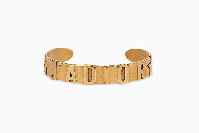 J'adior bracelet in gold-tone aged metal - Dior