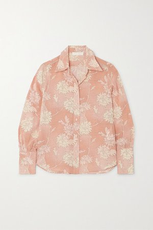 Chloé | Floral-print silk crepe de chine blouse | NET-A-PORTER.COM