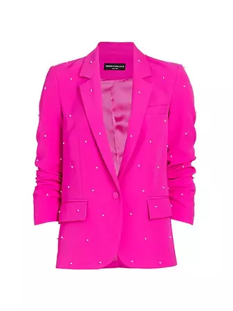 Shop Generation Love Nadia Faux Pearl-Embellished Blazer | Saks Fifth Avenue